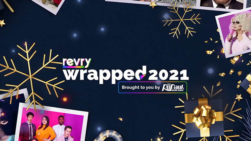 The LGBTQ+ global streaming network Revry is running all top 20 shows from 2021 as the clock strikes midnight tonight on Revry Wrapped 2021.