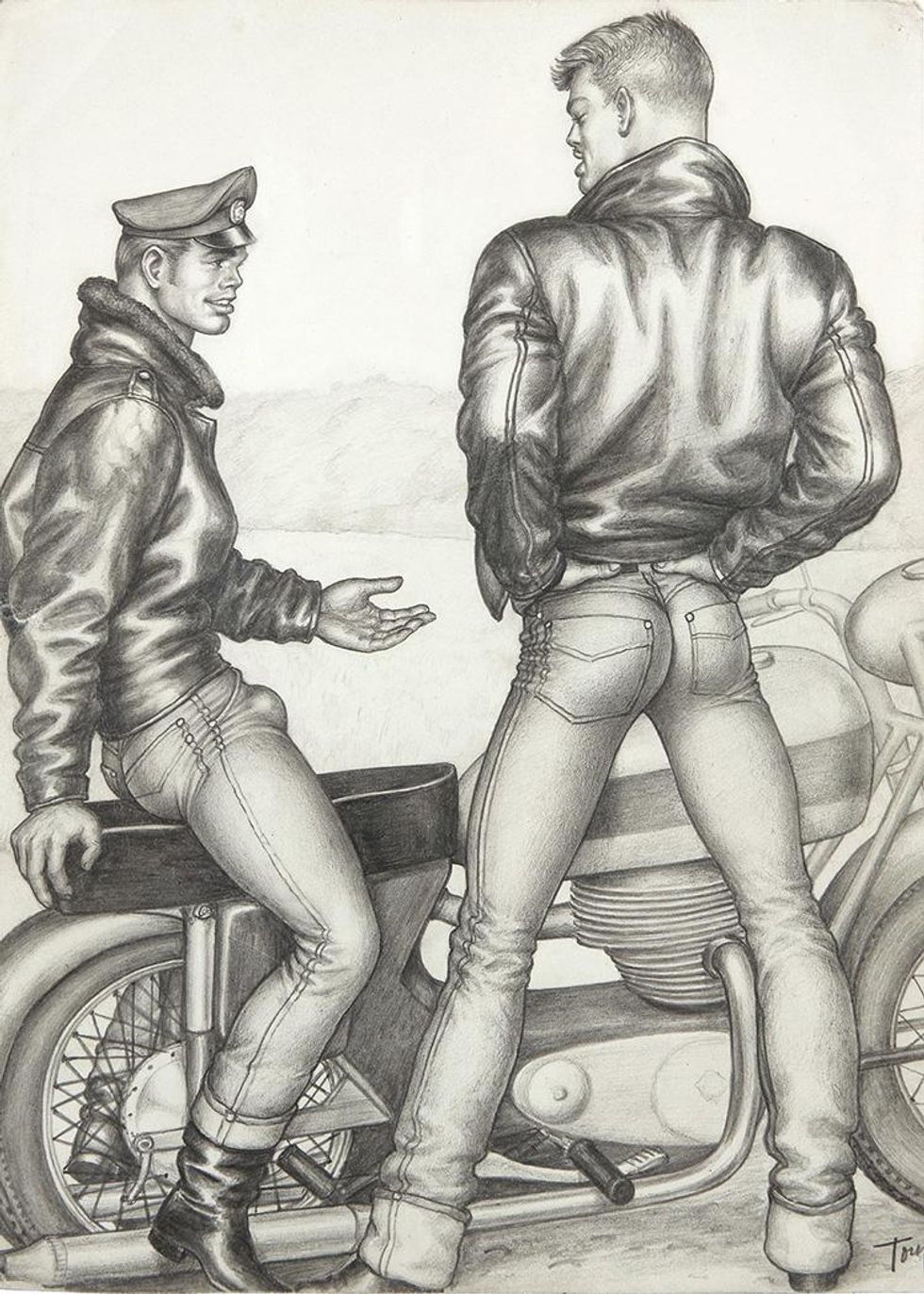 The Motorcycle Series by Tom of Finland