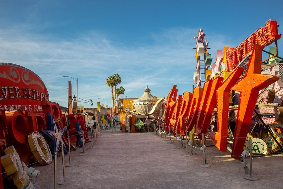 The Neon Museum at the Las Vegas Arts District.