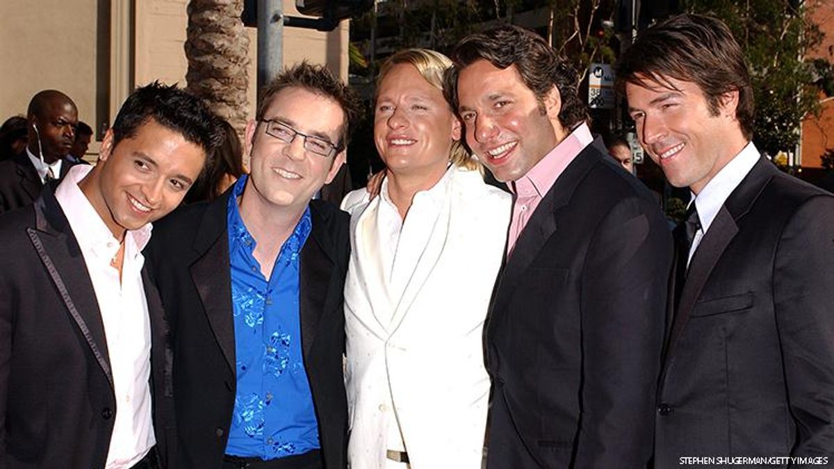 The original Fab Five cast of Queer Eye for the Straight Guy