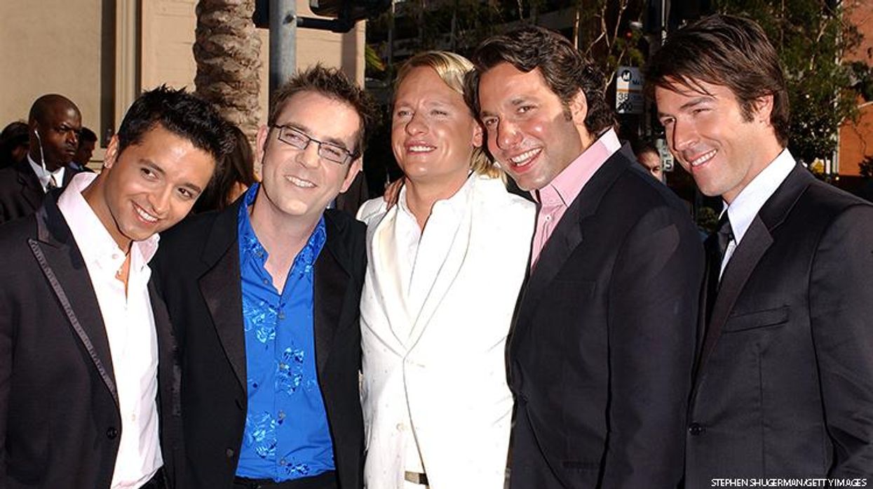 The original Fab Five cast of Queer Eye for the Straight Guy
