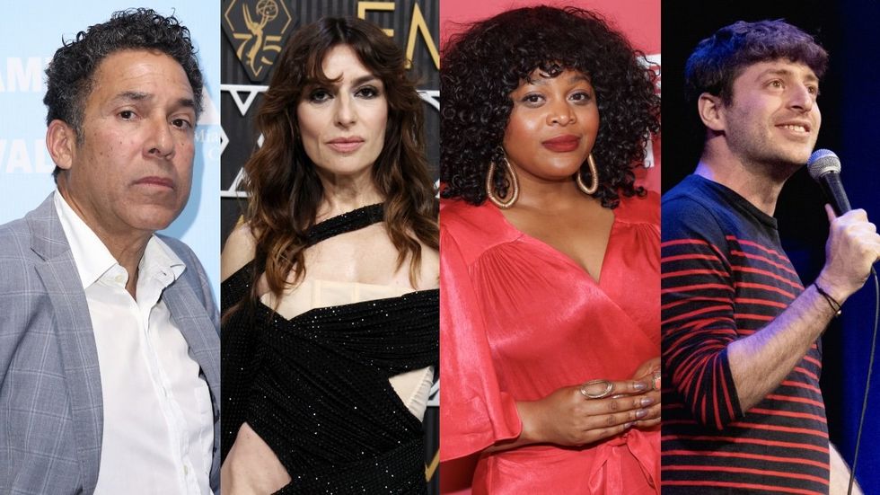 The Paper cast: Oscar Nu\u00f1ez; Sabrina Impacciatore; Gbemisola Ikumelo; Alex Edelman