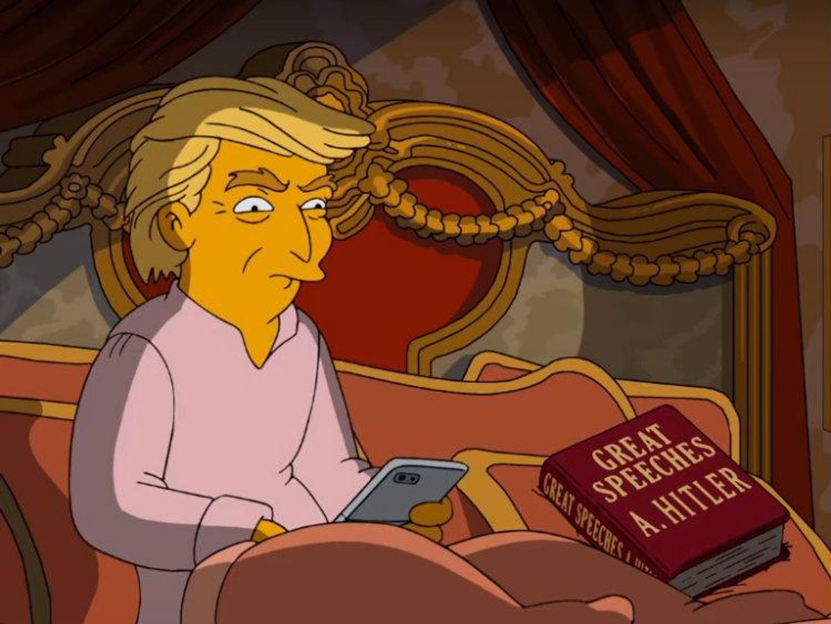 The Simpsons, Donald Trump, Hillary Clinton