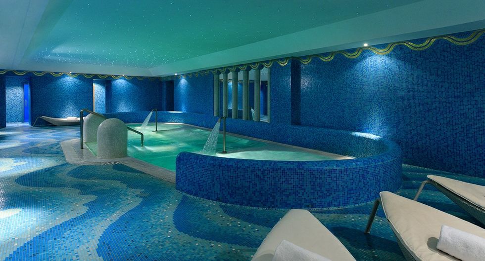 The spa at Hotel De Russie in Rome