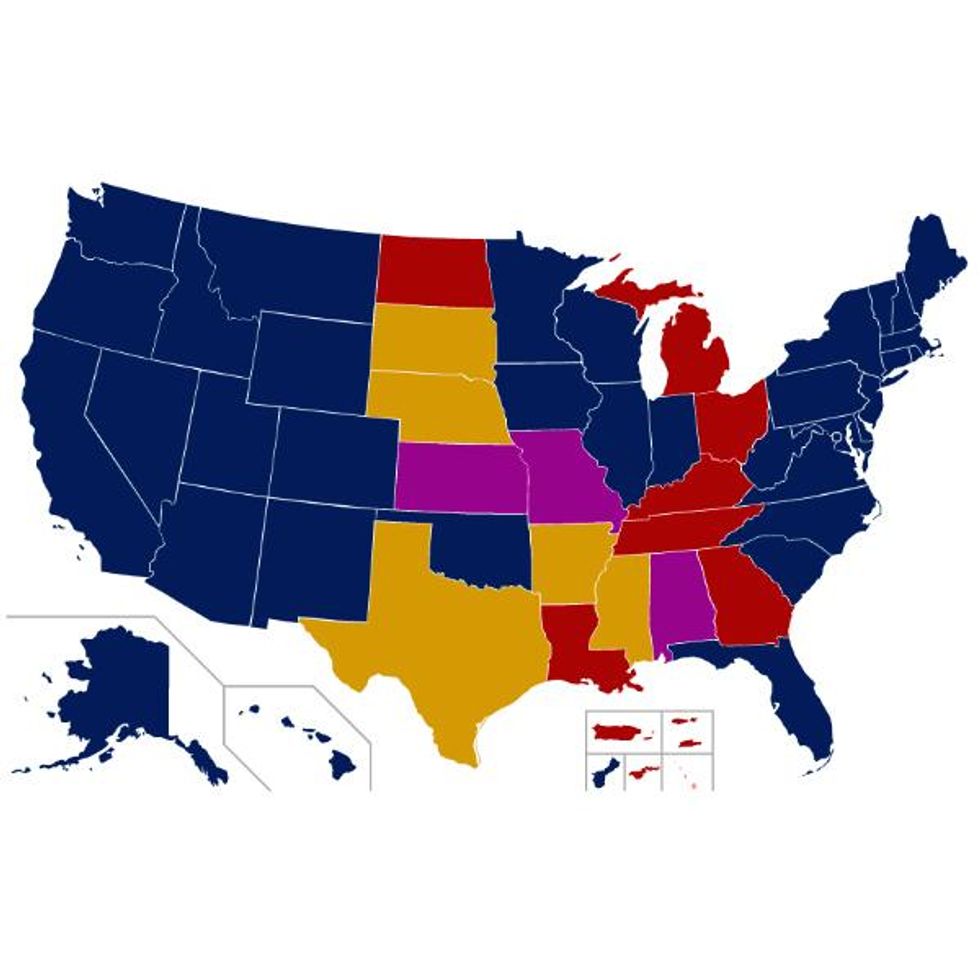 The state of marriage equality in the United States today