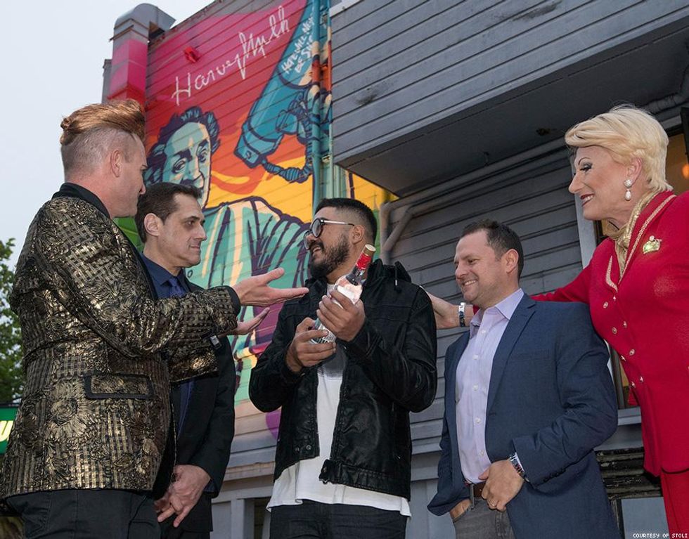 The Stoli team (and drag legend Donna Sachet)