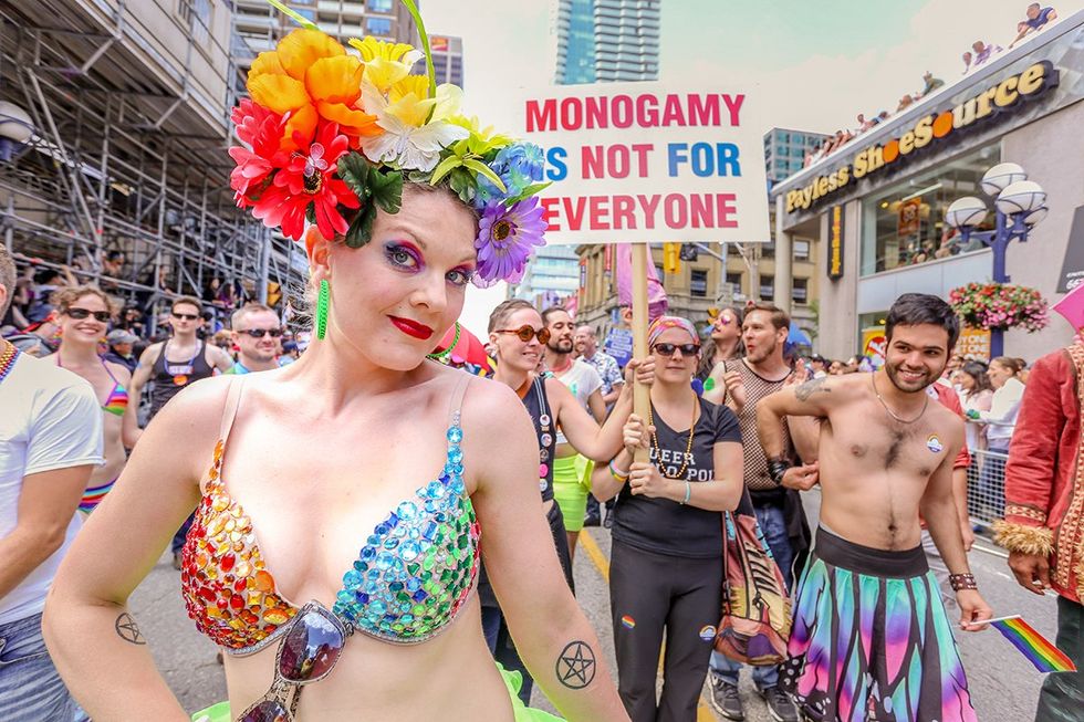 The top 10 queer-friendly cities in the world \u2013 No. 8. Toronto, Canada (a polyamorous group marches in Toronto Pride)