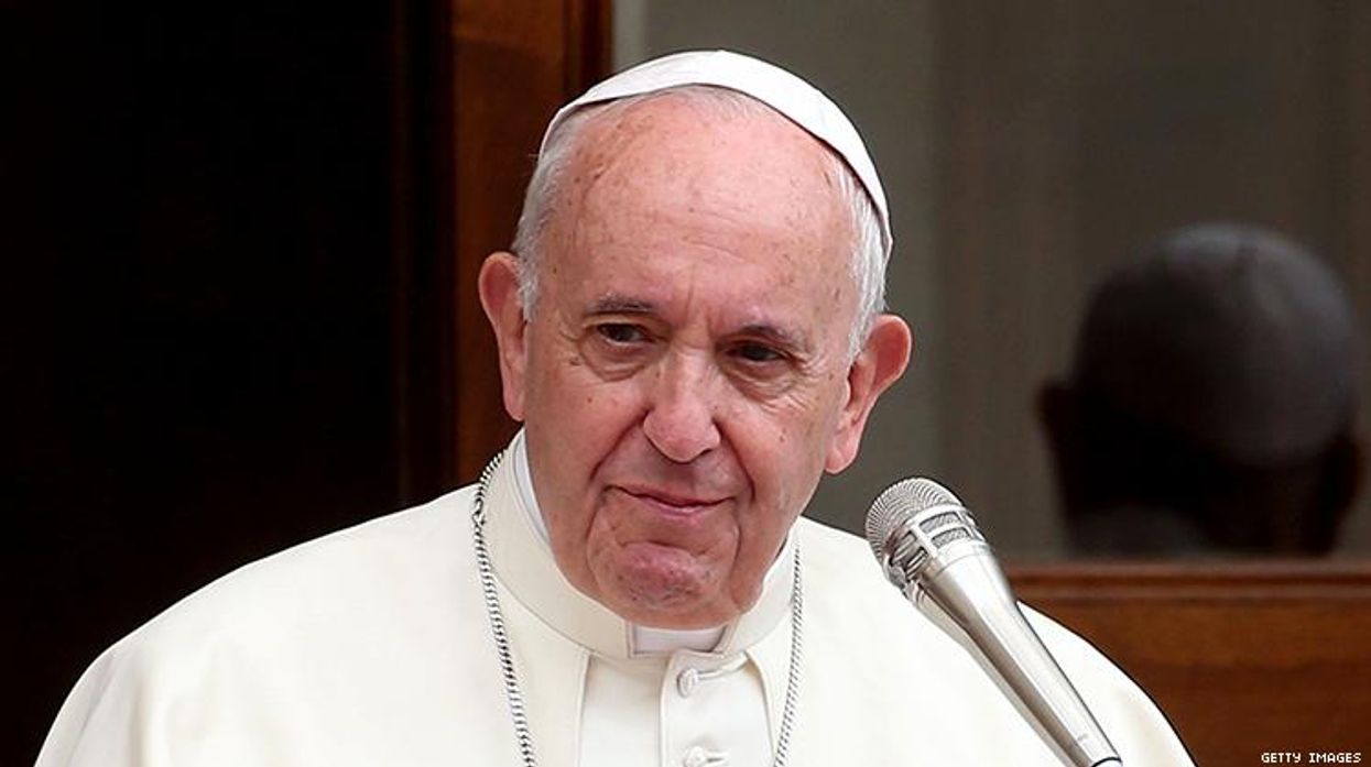 The Vatican releases document saying transgender people aren't real and same-sex unions are bad.