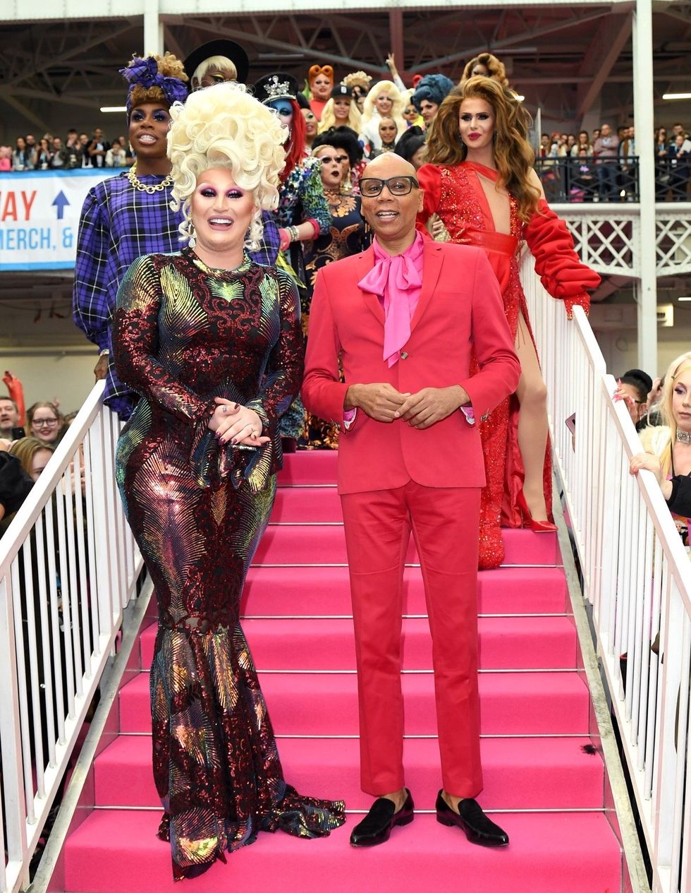 The Vivienne and RuPaul at RuPaul's DragCon UK in 2020