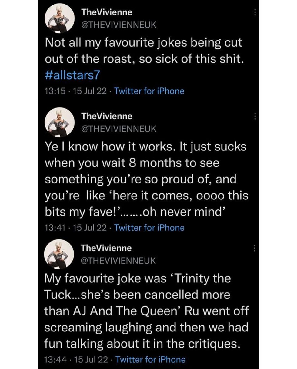 The Vivienne tweets