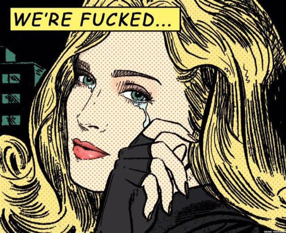 The Weeping Madonna by Wayne Moraghan