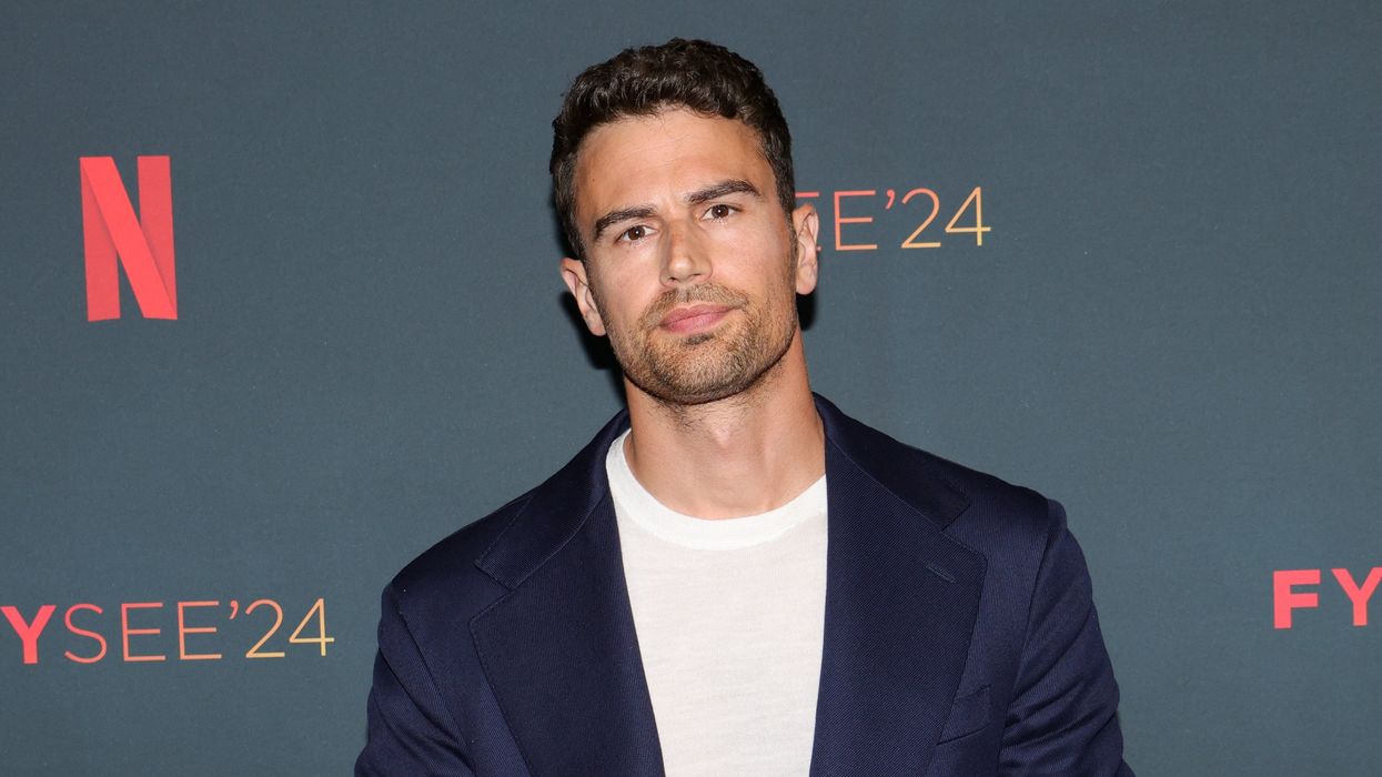 Theo James at the Netflix FYSEE Space in Los Angeles, California.