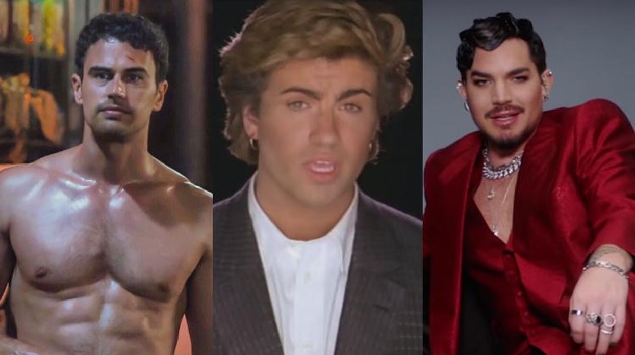 Theo James; George Michael; Adam Lambert