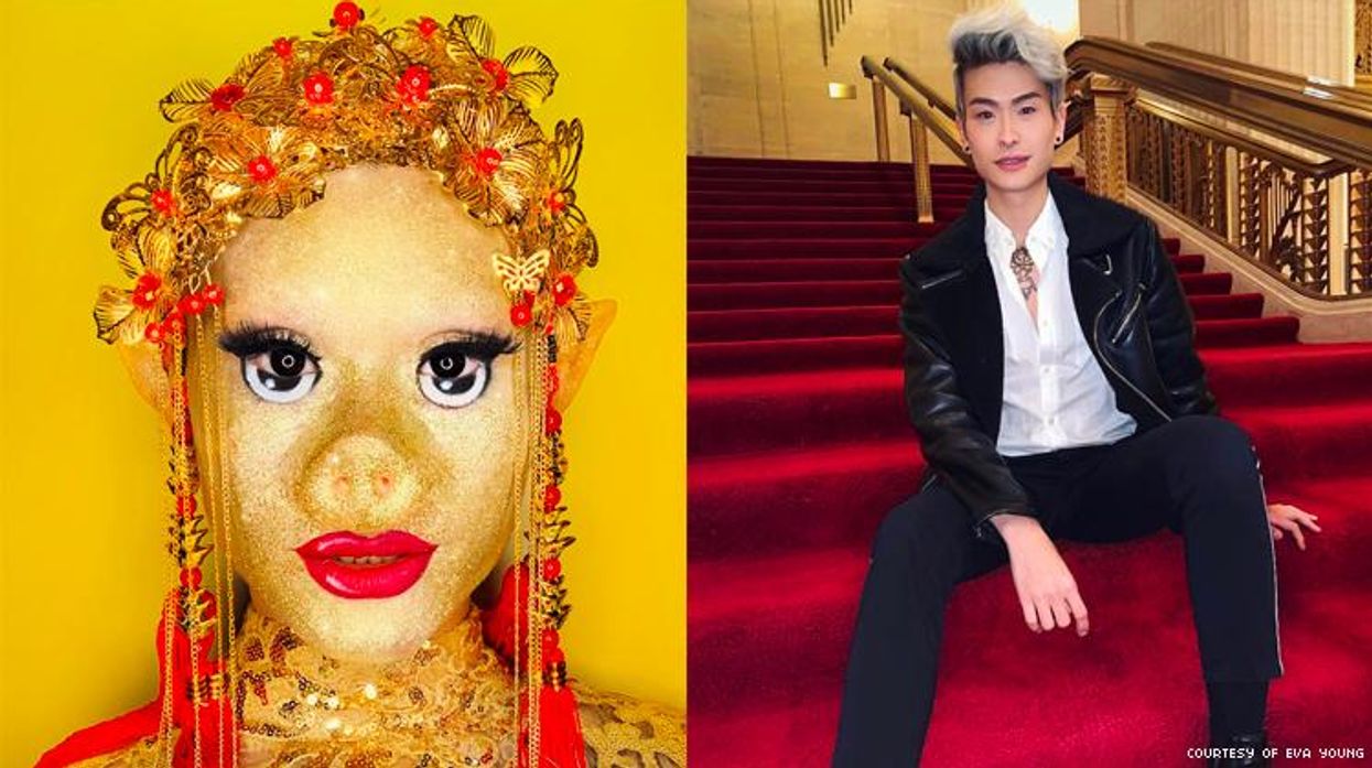 This Drag Queen Turned Herself into a Glitter Pig for Chinese New Year