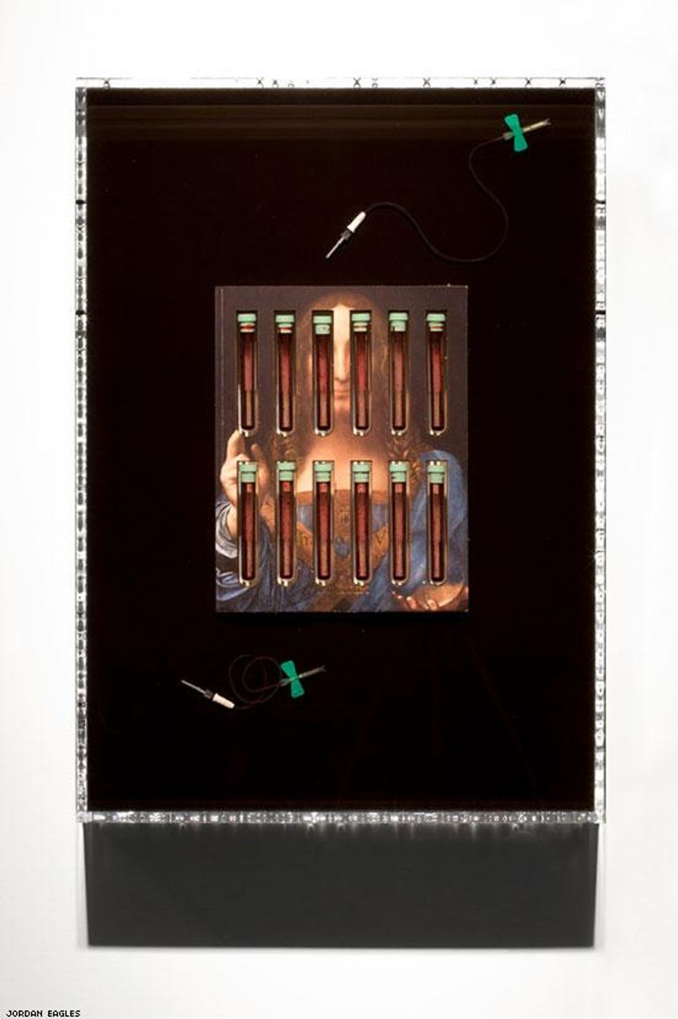 This Man Used HIV+ Blood to Recreate the Most Expensive Painting in the World