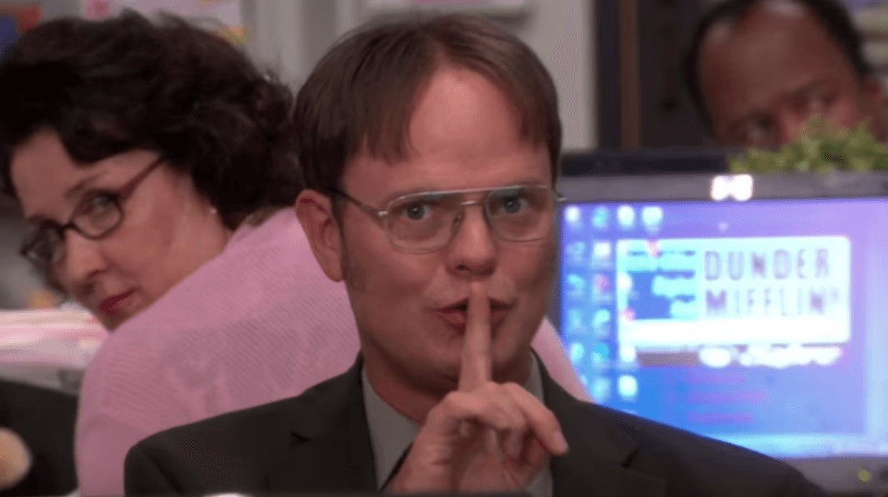 This Mash-Up of 'A Quiet Place' & 'The Office' Has Us Shaking