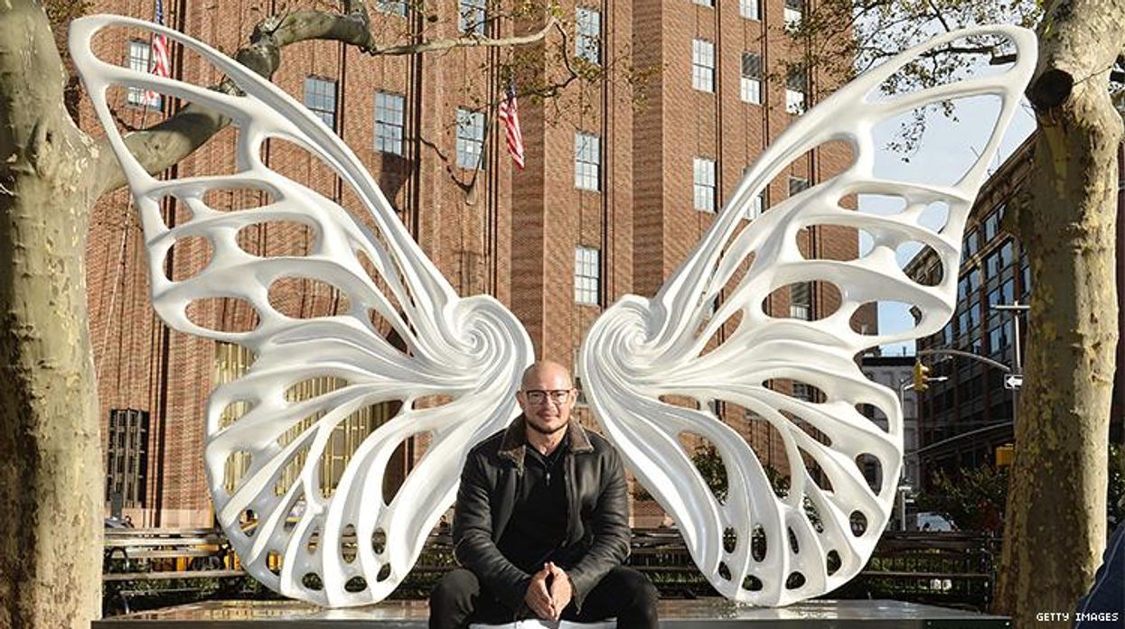 This New Sculpture Honors Trans People by Giving Them Wings