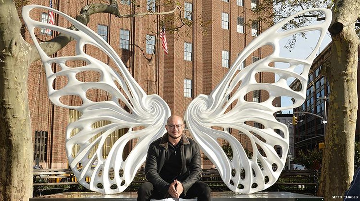 Trans Statue NYC's Newest Sculpture Honors Trans People by Giving Them Wings