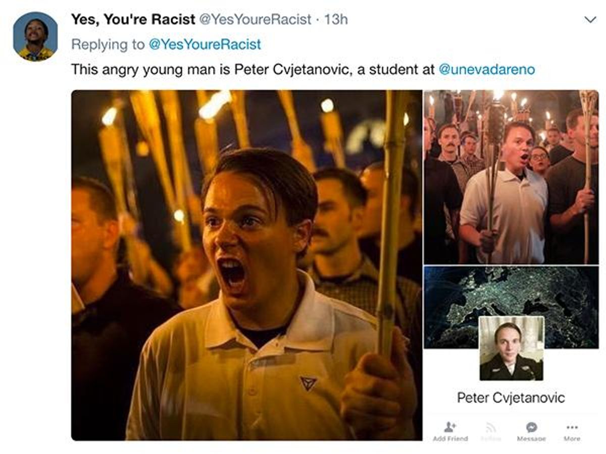This Twitter Account is Outing the Men Behind the Violence in Charlottesville