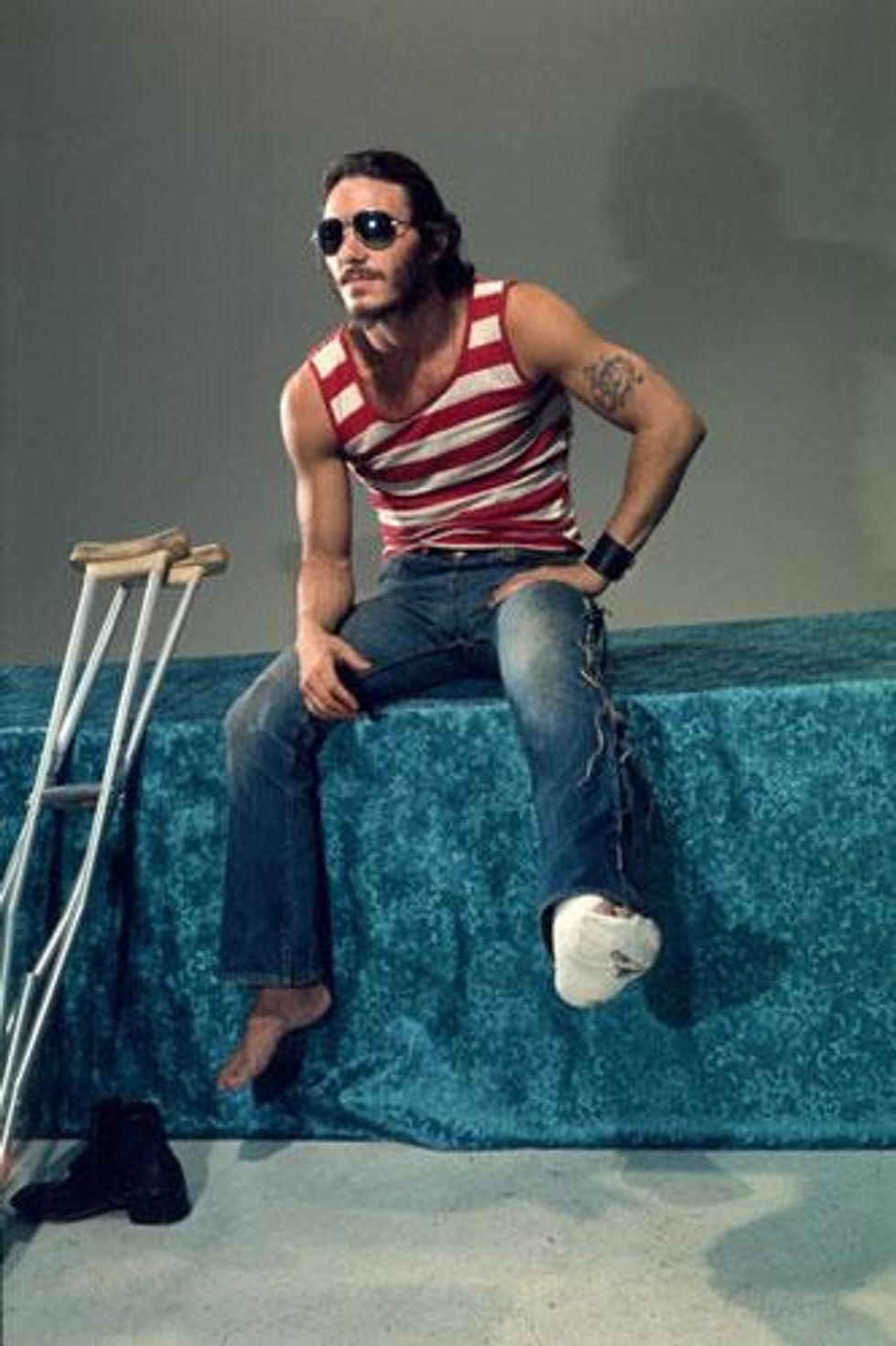 Tico Patterson with cast, Los Angeles, 1976