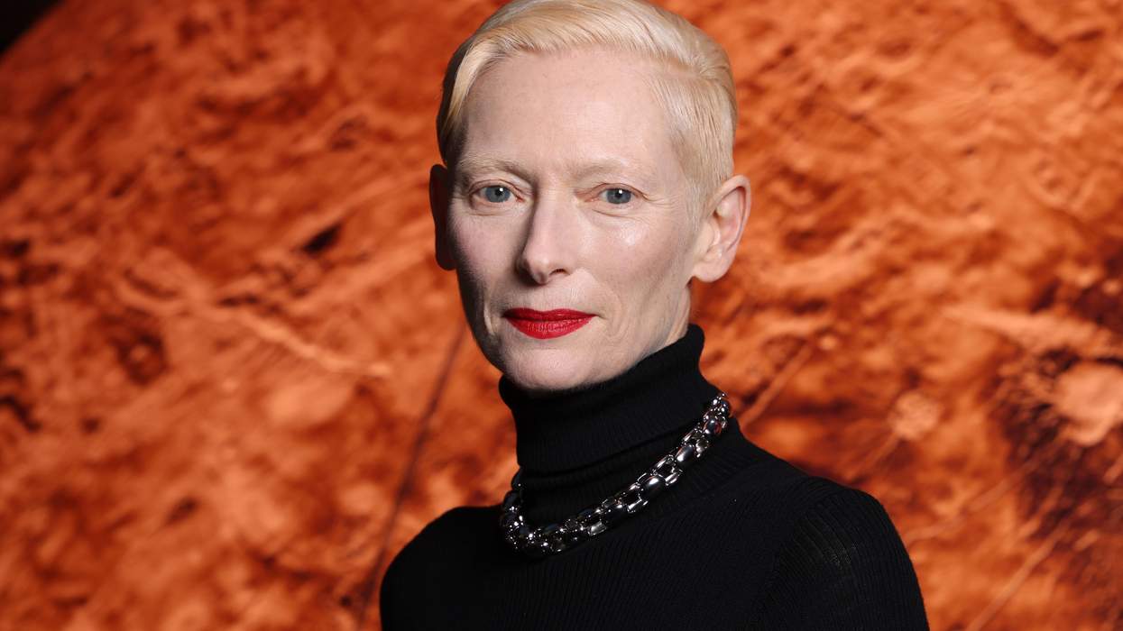 Tilda swinton attends the chanel womenswear spring/summer 2026 show