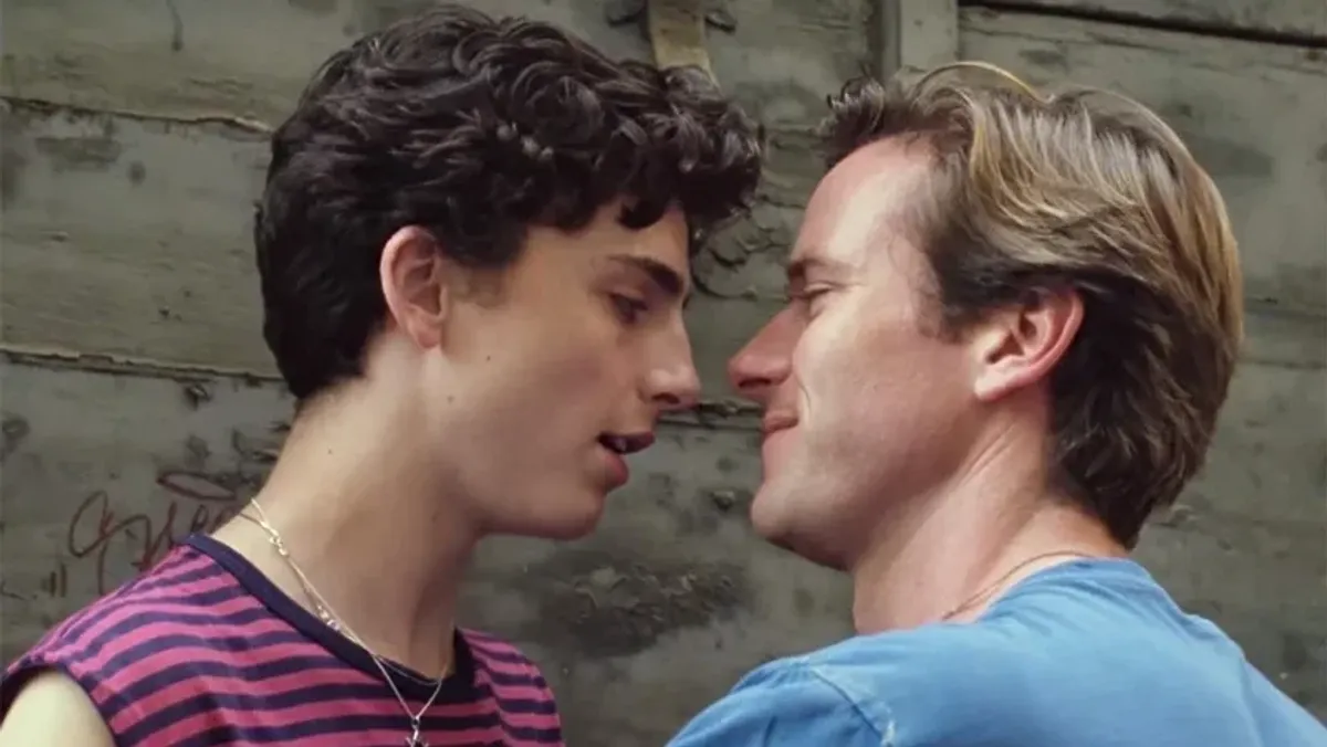 Timothée Chalamet and Armie Hammer in 'Call Me by My Name'
