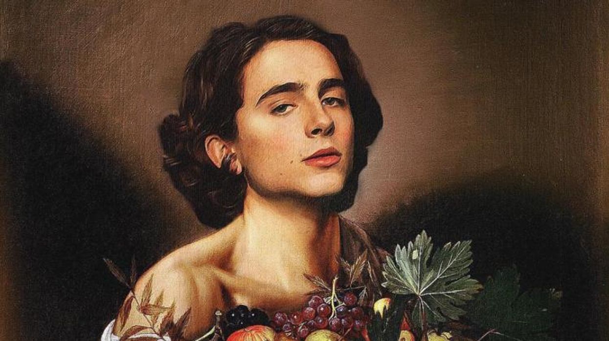 Timothée Chalamet Knows All About His Art Meme Account