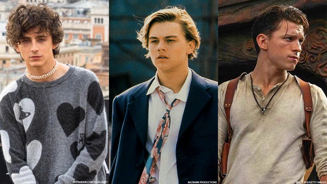 timothee chalamet, leonardo dicaprio, and tom holland