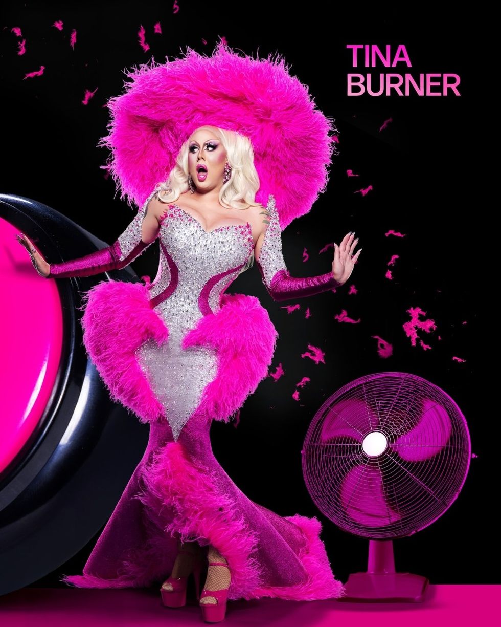 Tina Burner on RuPaul's Drag Race All Stars 10