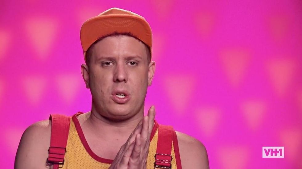 Tina Burner out of drag