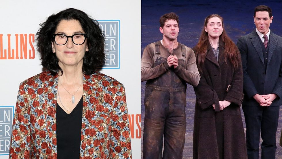 Tina Landau; Taylor Trensch, Jeremy Jordan, Lizzy McAlpine, and Jason Gotay in Floyd Collins