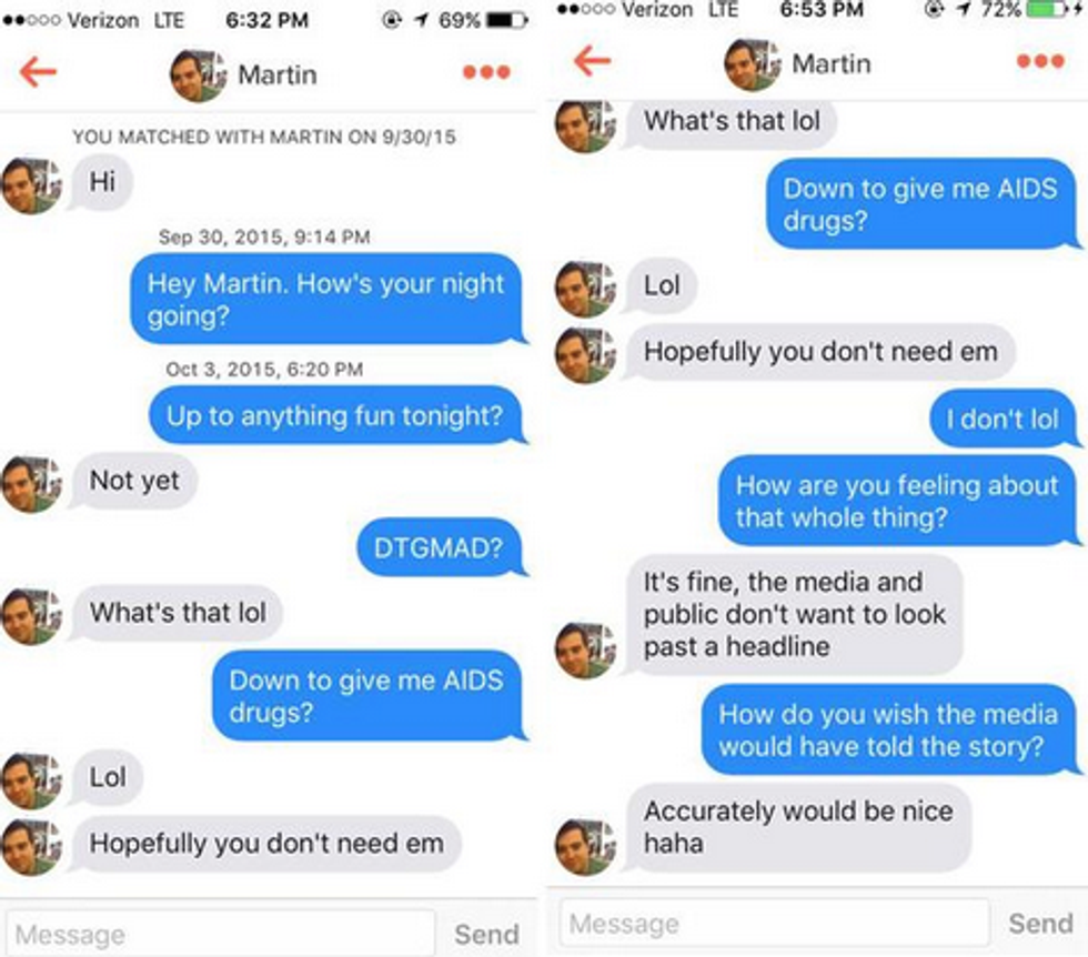 tinder martin shkreli