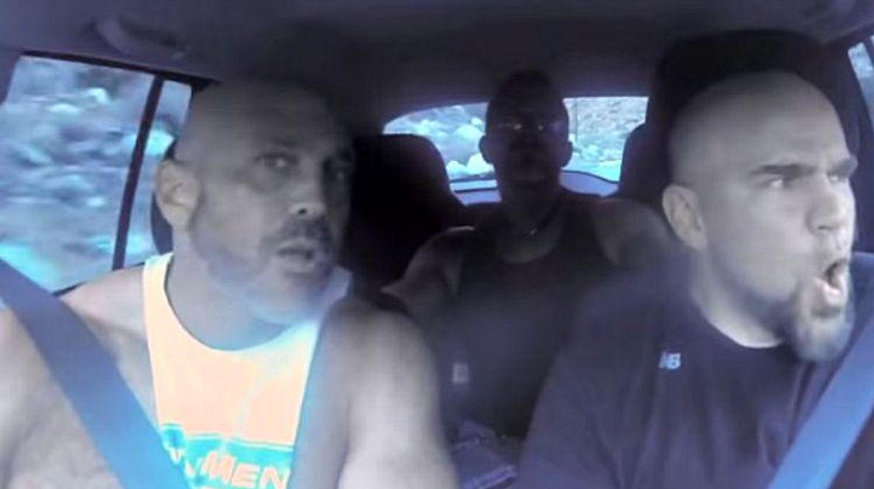 titanmen porn actor perform car karaoke