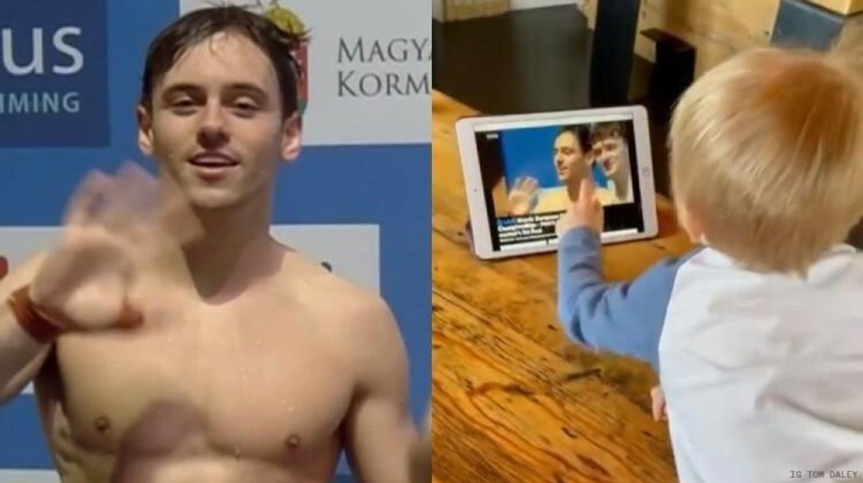 Tom Daley at European Championships