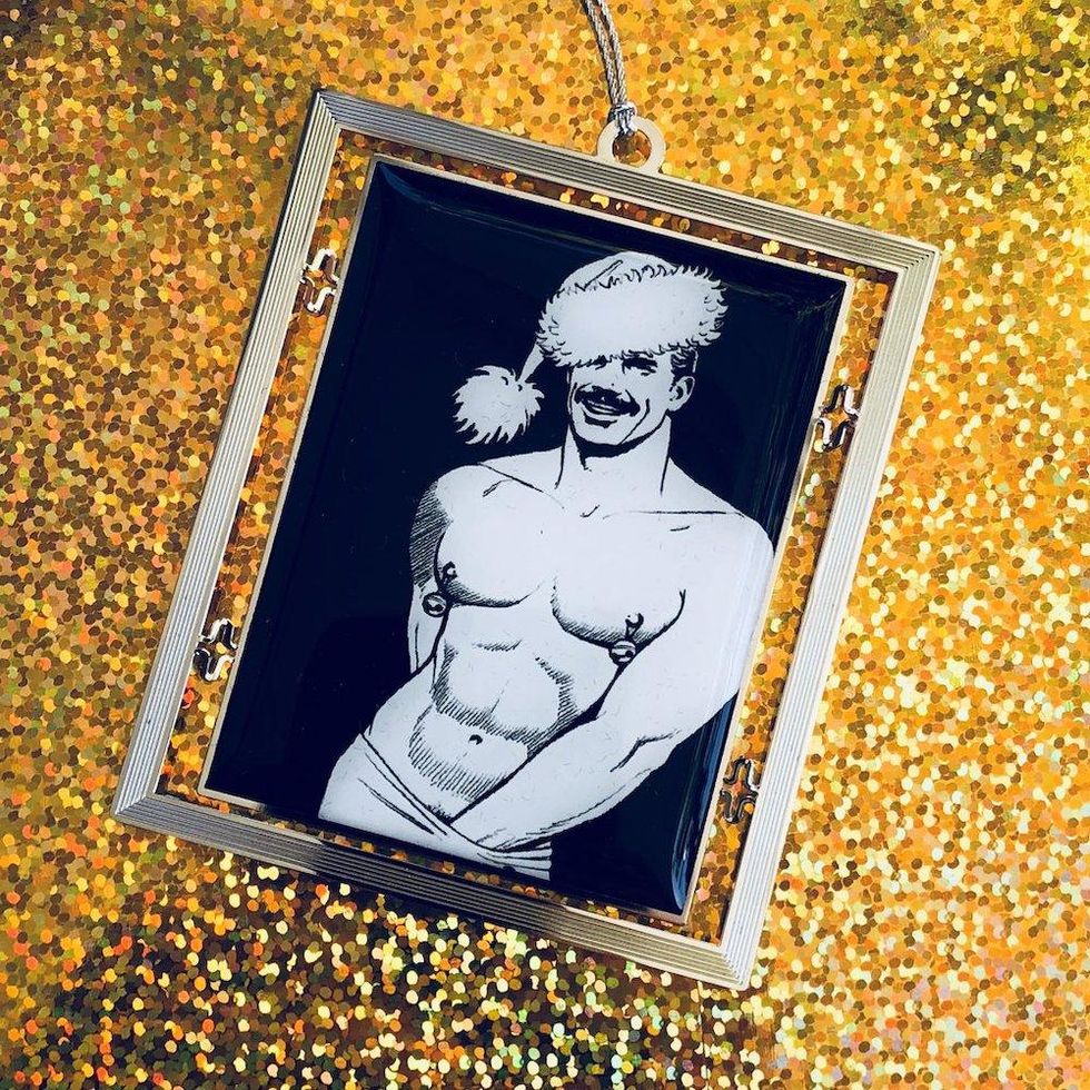 Tom of Finland Christmas Tree Ornaments