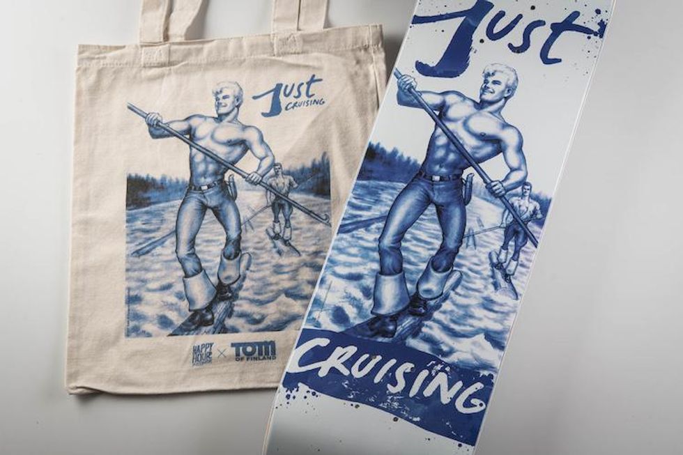 Tom of Finland Store Launches New Collaboration With Happy Hour Skateboards