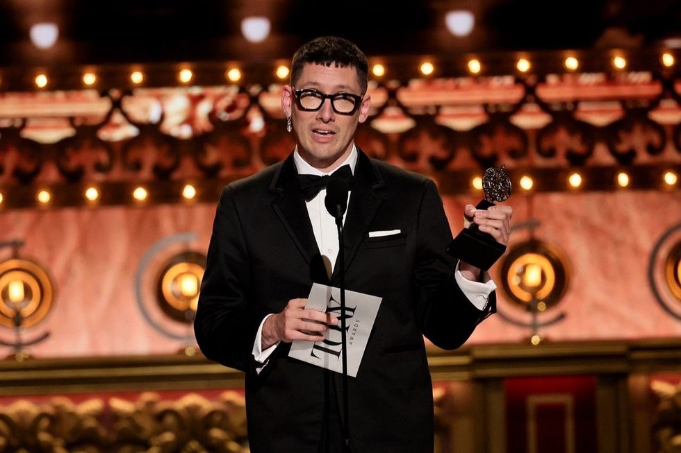 Tom Scutt at the 77th Tony Awards