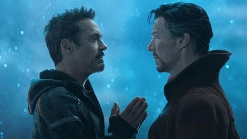Tony and Steven Strange