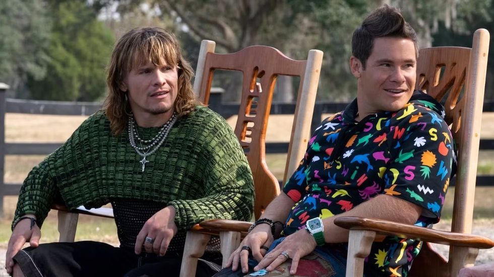 Tony Cavalero and Adam DeVine on The Righteous Gemstones