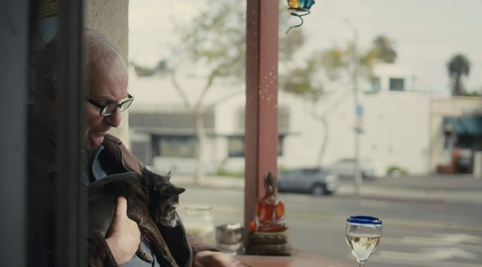Tony Powell and his dog Samantha