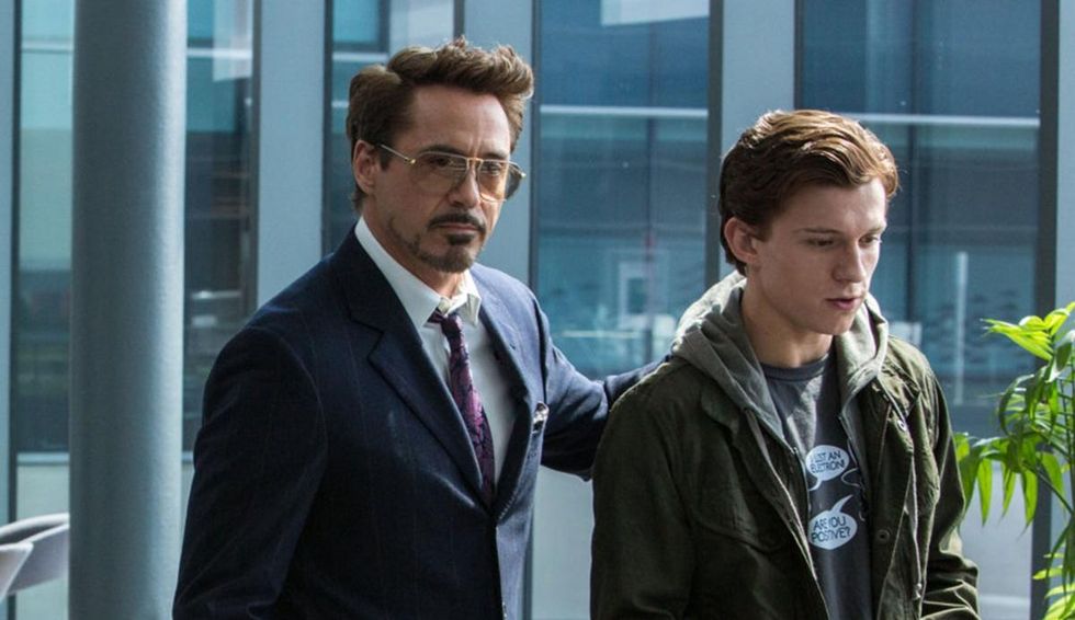 Tony Stark and Peter Parker