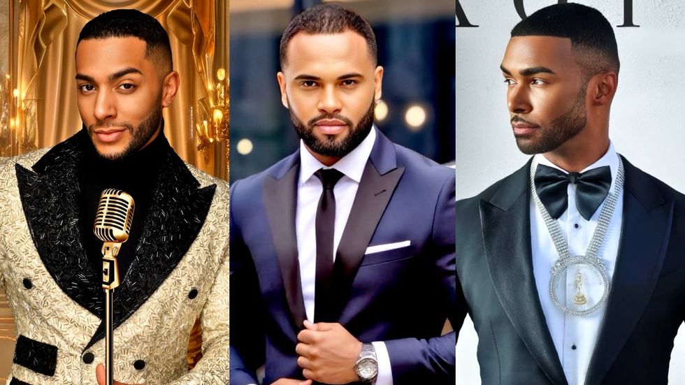 Top 3 competitors of Mr Continental 2026: Michael LaMasters; Isaiah Sanchez Hilton aka Lorenzo Gilbert; and Exotic Lord aka Andre Hilton