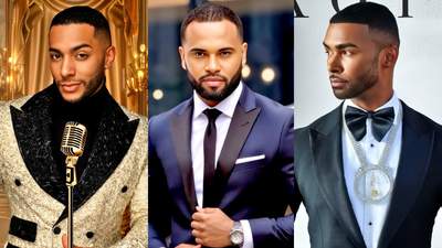 Top 3 competitors of Mr Continental 2026: Michael LaMasters; Isaiah Sanchez Hilton aka Lorenzo Gilbert; and Exotic Lord aka Andre Hilton