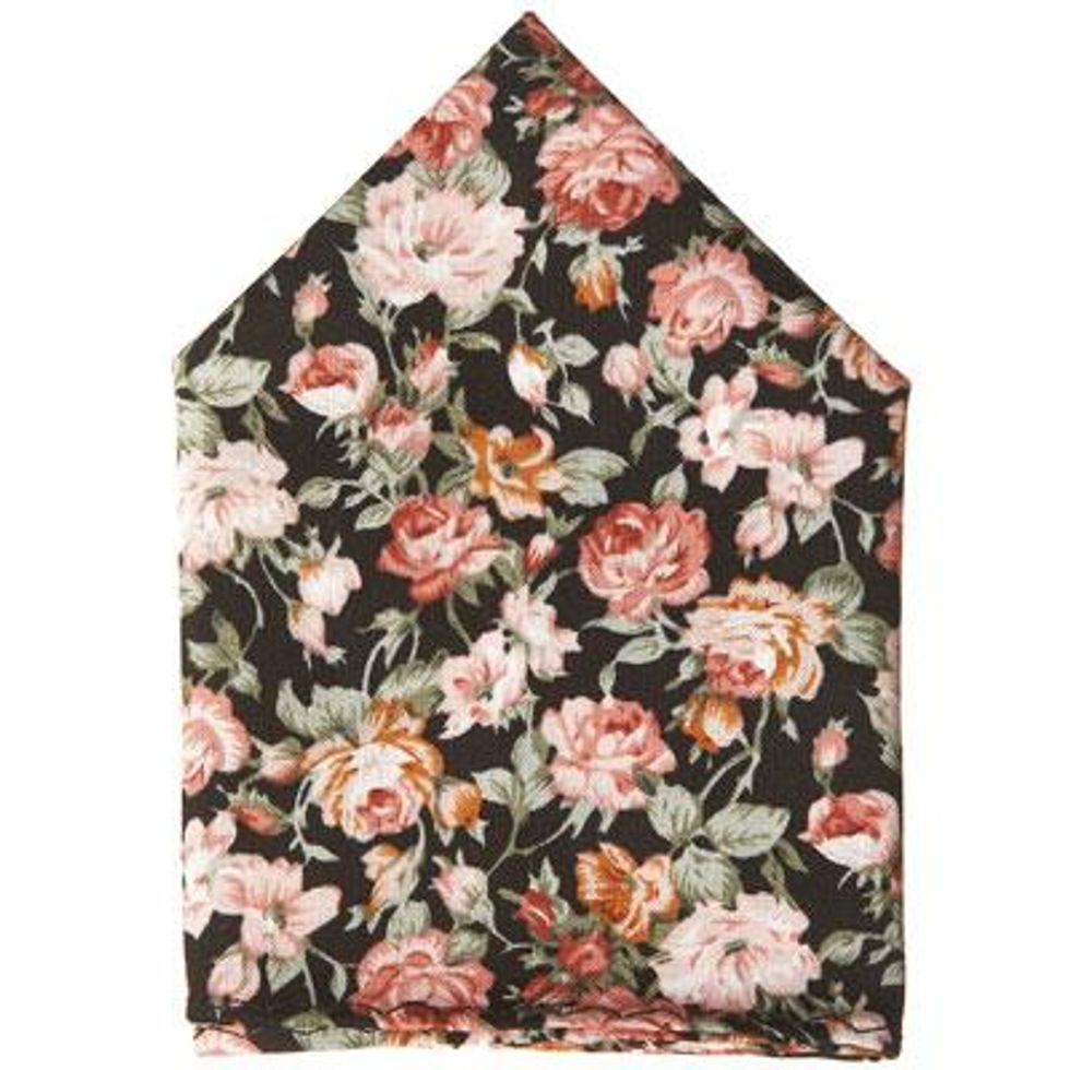 Topman Floral Pocketsquare