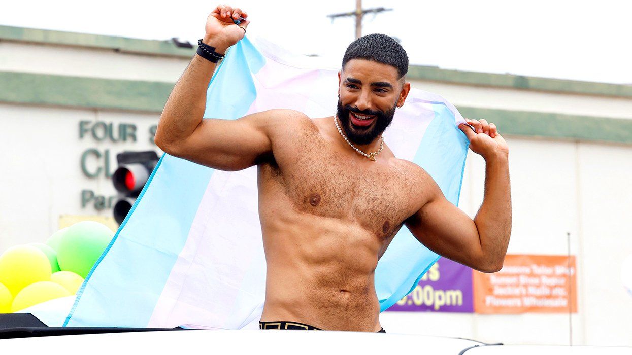 transgender actor laith ashley attends the 2023 WeHo Pride Parade