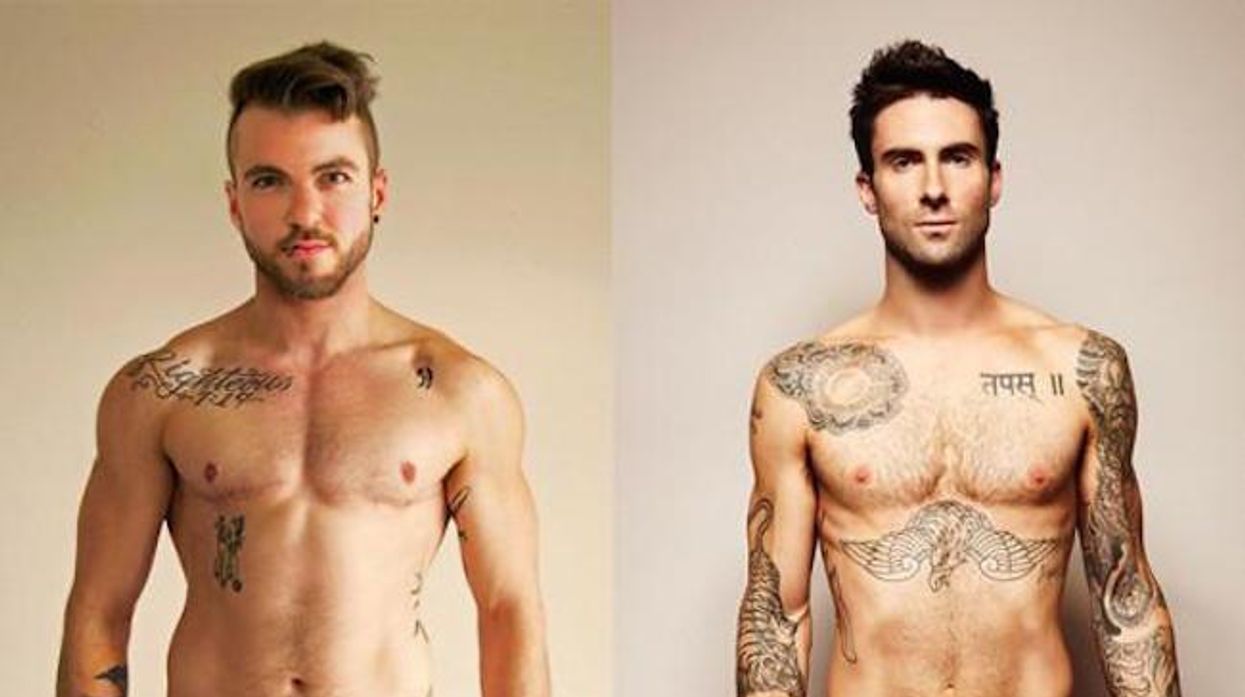 Transgender Model Adam Levine Photo