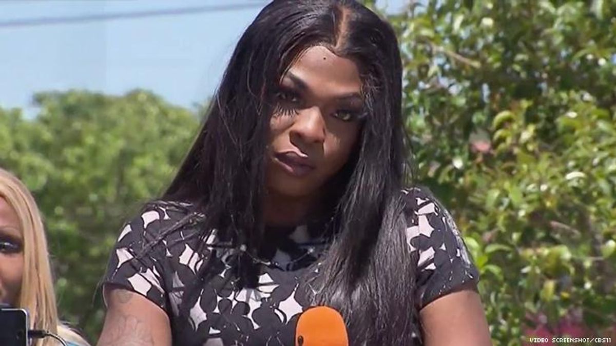 Transgender woman attacked in Dallas Muhlaysia Booker speaks out about viral video.