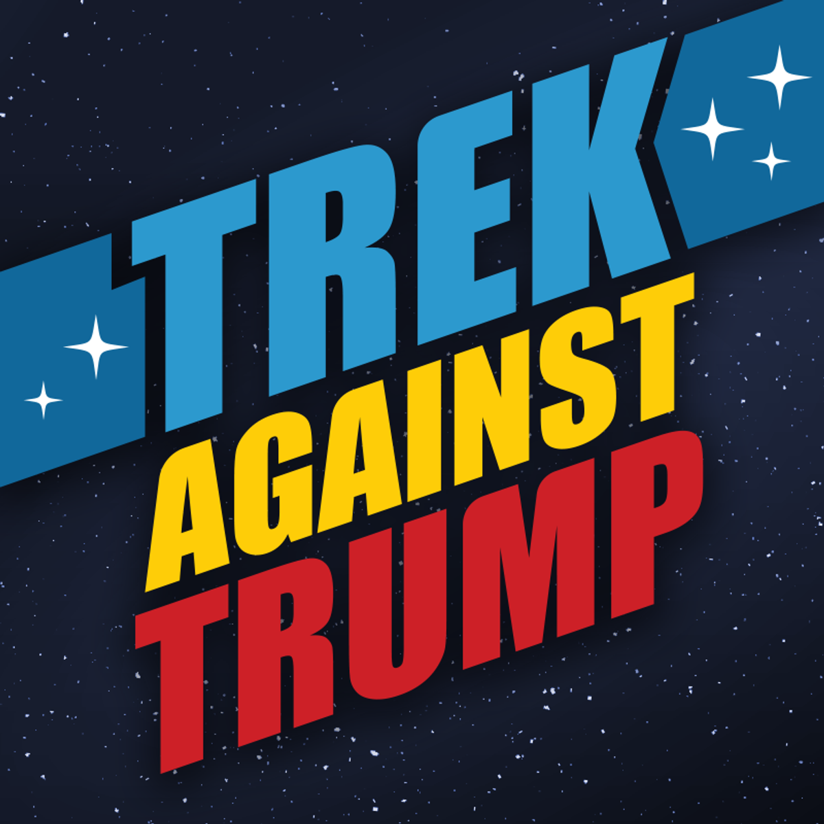 Trek Against Trump logo