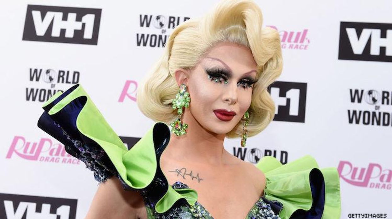 Trinity the Tuck on a red carpet.