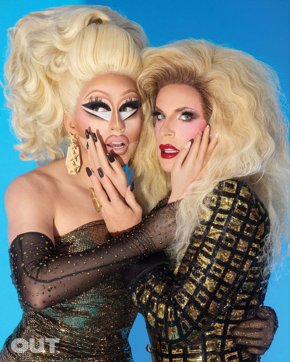 Trixie Mattel and Katya Zamolodchikova photographed for Out